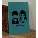 Bk Gift Sevgiliye Özel Isimli Turkuaz Defter ve Cam Matara Hediye Seti-1, Sevgiliye Hediye, Sevgililer Günü, Yeni Iş Hediyesi