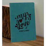 Bk Gift Sevgiliye Özel Isimli Turkuaz Defter ve Cam Matara Hediye Seti-14, Sevgiliye Hediye, Sevgililer Günü, Yeni Iş Hediyesi