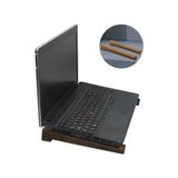 BK Gift Taşınabilir Ahşap Ceviz Notebook Laptop Standı