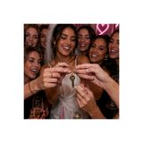 Bk Gift Team Bride Anahtar Kolye Gold ve Gümüş Renk Bekarlığa Veda Nedime Kolyesi