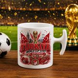 Bk Gift Türkiye Taraftar Temalı Dünya Futbol Kupası Tasarımlı Hammer Kupa Bardak-9 Tek Yürek Milli Takım Ruhu - 1 Adet
