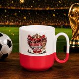 Bk Gift Türkiye Taraftar Temalı Dünya Futbol Kupası Tasarımlı Kırmızı Joyful Kupa Bardak-3 Tek Yürek Milli Takım Ruhu - 1 Adet