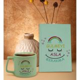 Bk Gift Yeşil Sert Kapaklı Defter ve Middle Kupa Seti, Arkadaşa Hediye, Yeni Iş Hediyesi, Doğum Günü Hediyesi-17
