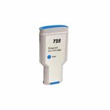 BK HP 728 Cyan Mavi 300ML Muadil Plotter Kartuşu F9K17A
