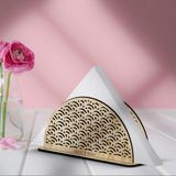 BK Kişiye Özel Ahşap Peçetelik - Model 3-1