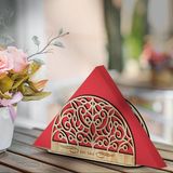 BK Kişiye Özel Ahşap Peçetelik - Model 5-1