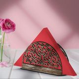 BK Kişiye Özel Ahşap Peçetelik - Model 5-5