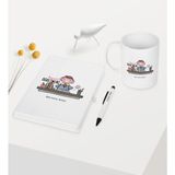 Bk Kişiye Özel Anasınıfı Öğretmeni Temalı Beyaz Defter Kalem Kupa Seti - 3