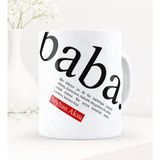 BK Kişiye Özel Baba Temalı Beyaz Kupa Bardak