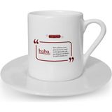 BK Kişiye Özel Baba Türk Kahvesi Fincanı - 1-2