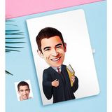 BK Kişiye Özel Bay Avukat Karikatürlü Defter-1