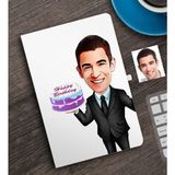 BK Kişiye Özel Bay Doğum Günü Karikatürlü Defter-2