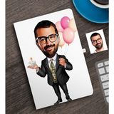 BK Kişiye Özel Bay Doğum Günü Karikatürlü Defter-3