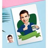 BK Kişiye Özel Bay En Iyi Öğretmen Karikatürlü Defter