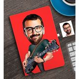 BK Kişiye Özel Bay Gitarist Karikatürlü Defter-1