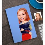 BK Kişiye Özel Bayan Karikatürlü Defter-12