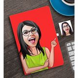 BK Kişiye Özel Bayan Karikatürlü Defter-19