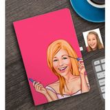 BK Kişiye Özel Bayan Karikatürlü Defter-21
