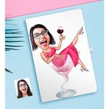 BK Kişiye Özel Bayan Karikatürlü Defter-22