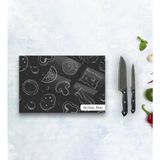 BK Kişiye Özel Cam Kesme ve Sunum Tablası 20X30CM Model 14