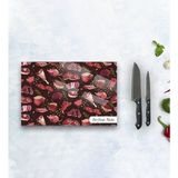 BK Kişiye Özel Cam Kesme ve Sunum Tablası 20X30CM Model 4
