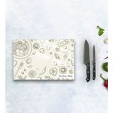 BK Kişiye Özel Cam Kesme ve Sunum Tablası 20X30CM Model 9