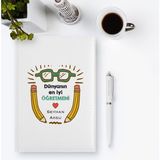 BK Kişiye Özel Dünyanın En Iyi Öğretmeni 2023 Deri Ajanda & Kalem Hediye Seti - 22