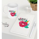 Bk Kişiye Özel En Iyi Öğretmen Beyaz Defter Kalem Kupa Seti-11