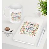 Bk Kişiye Özel En Iyi Öğretmen Beyaz Defter Kalem Kupa Seti-15