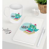 Bk Kişiye Özel En Iyi Öğretmen Beyaz Defter Kalem Kupa Seti-9