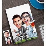 BK Kişiye Özel Evleniyoruz Karikatürlü Defter-3