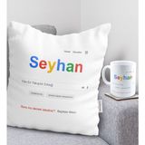 BK Kişiye Özel Google Arama Motoru Kupa & Yastık Seti