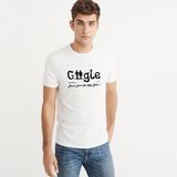 BK Kişiye Özel Google Benim Eşim Her Şeyi Bilir Tasarımlı Beyaz Erkek Tişört Xx Large - XXL