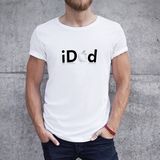 BK Kişiye Özel Idad Tasarımlı Beyaz Erkek Tişört - 1 Xx Large - XXL