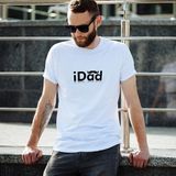 BK Kişiye Özel Idad Tasarımlı Beyaz Erkek Tişört - 2 x Large - XL