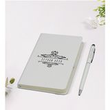 BK Kişiye Özel Isimli 9X14CM Beyaz Defter ve Kalem Hediye Seti - Model 8