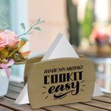 BK Kişiye Özel Isimli Lüks Ahşap Peçetelik-7