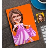 BK Kişiye Özel Kız Çocuk Prenses Karikatürlü Defter-1