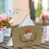 BK Kişiye Özel Master Chef Tasarımlı Lüks Ahşap Peçetelik-13