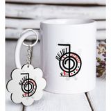 BK Kişiye Özel Mesleki Reiki Uzmanı Beyaz Kupa ve Anahtarlık Hediye Seti-1