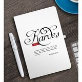 BK Kişiye Özel Mânâ Kardeş Beyaz Defter ve Kalem Hediye Seti