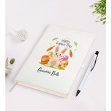 BK Kişiye Özel Paskalya Bayramı Beyaz Defter ve Kalem Seti-1