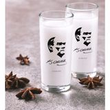 BK Kişiye Özel Renkli Baskılı Atatürk Temalı Ikili Rakı Bardağı Seti-24