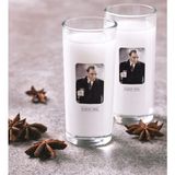 BK Kişiye Özel Renkli Baskılı Atatürk Temalı Ikili Rakı Bardağı Seti-33