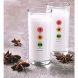 BK Kişiye Özel Renkli Baskılı Bad Good Excellent Ikili Rakı Bardağı Seti-1