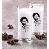 BK Kişiye Özel Renkli Baskılı Çılgınlar Gibi Ikili Rakı Bardağı Seti-1