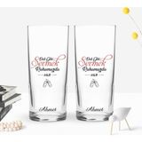 BK Kişiye Özel Renkli Baskılı Deli Gibi Sevmek Tasarımlı Ikili Rakı Bardağı Seti-1