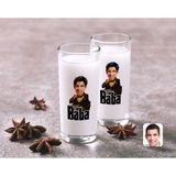 BK Kişiye Özel Renkli Baskılı Godfather Baba Karikatürlü Ikili Rakı Bardağı Seti-3