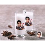 BK Kişiye Özel Renkli Baskılı Godfather Baba Karikatürlü Ikili Rakı Bardağı Seti-6