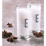 BK Kişiye Özel Renkli Baskılı Harfli Ikili Rakı Bardağı Seti-5